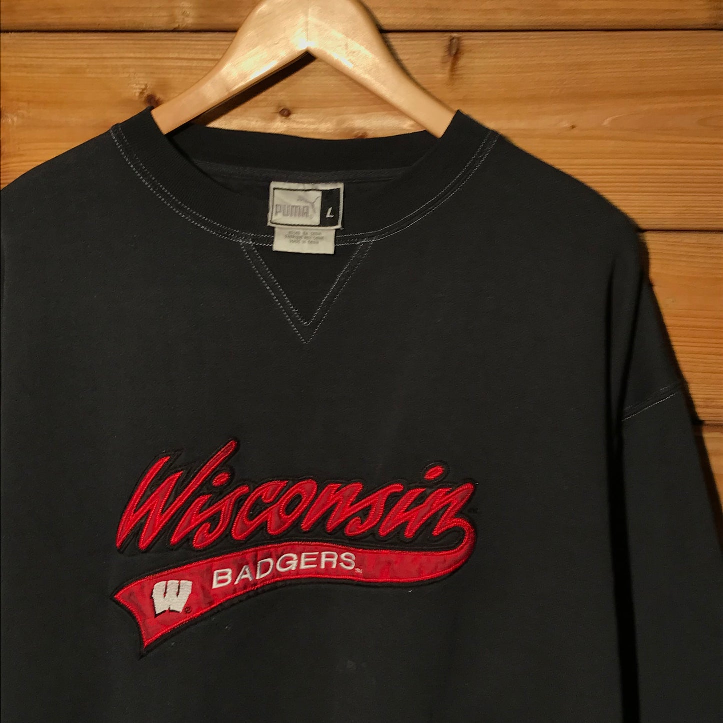 90s Puma Team Wisconsin Badgers sweatshirt