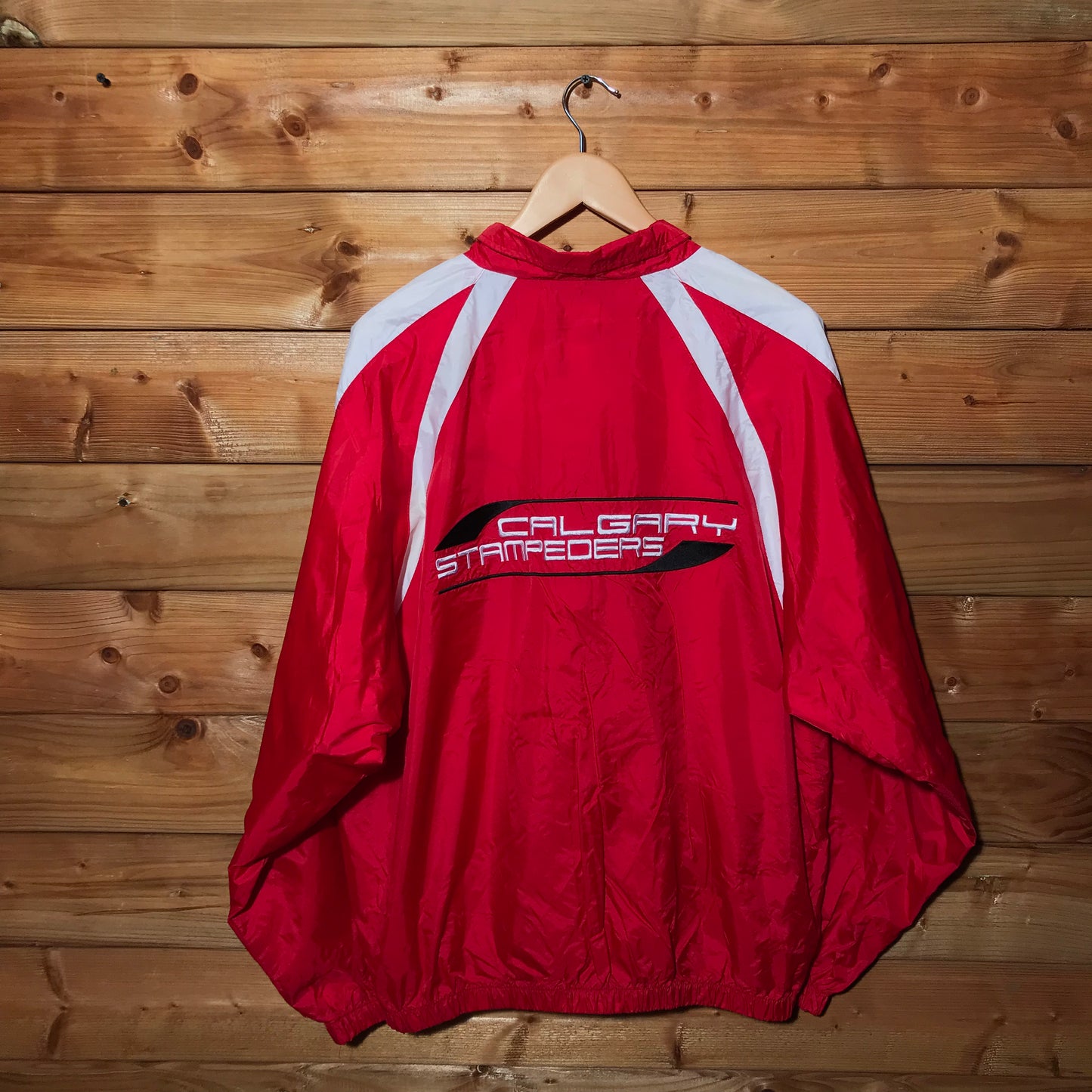 Puma CFL Calgary Stampeders windbreaker jacket
