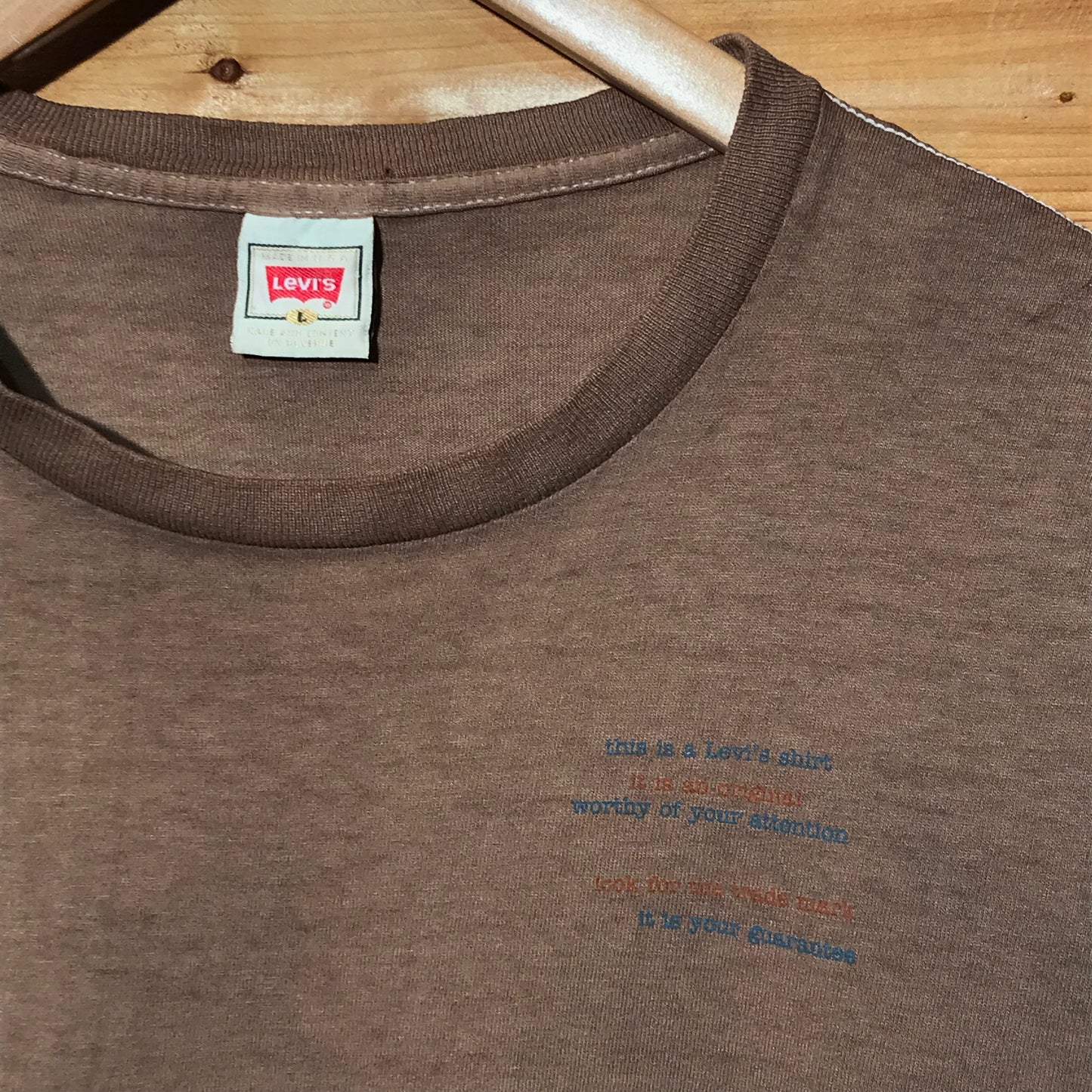 1995 Levis The Best Spellout t shirt