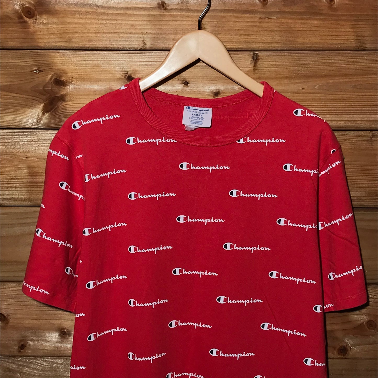 Champion Repeat Script t shirt