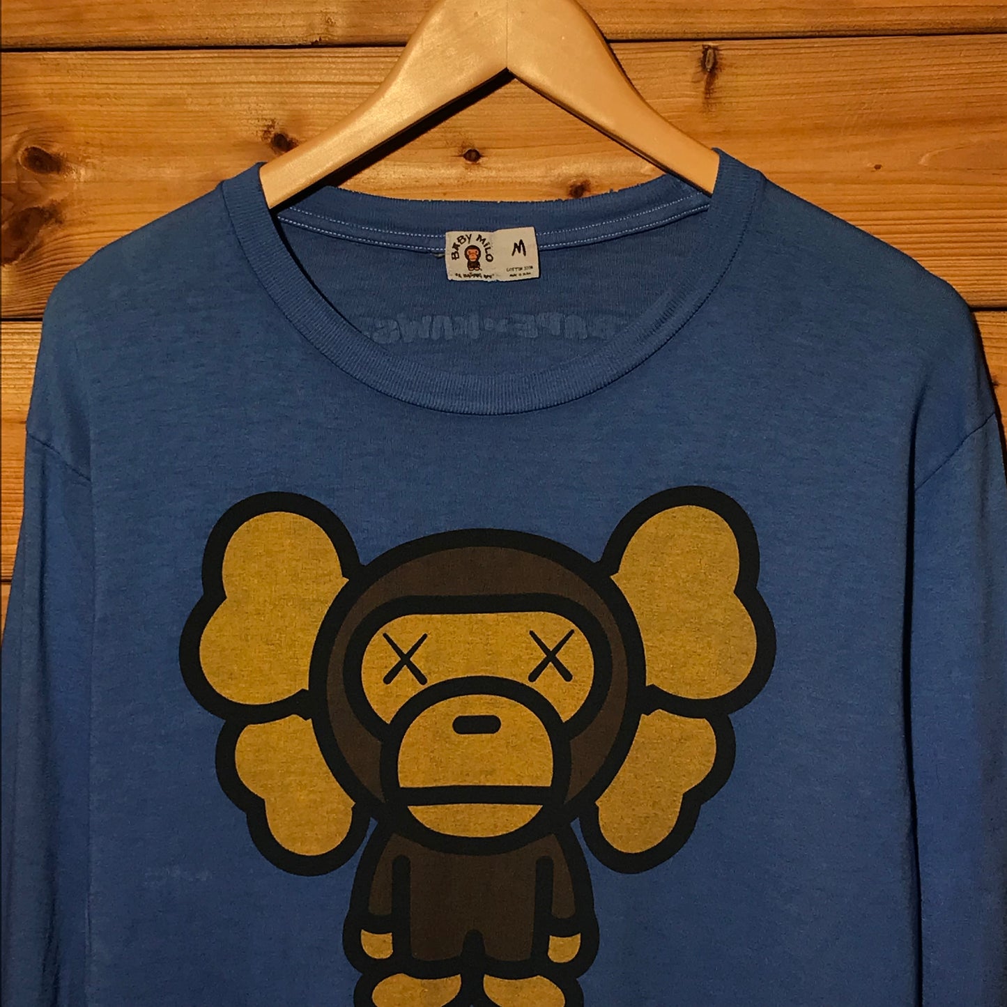 Baby Milo, A Bathing Ape x Kaws long sleeve t shirt