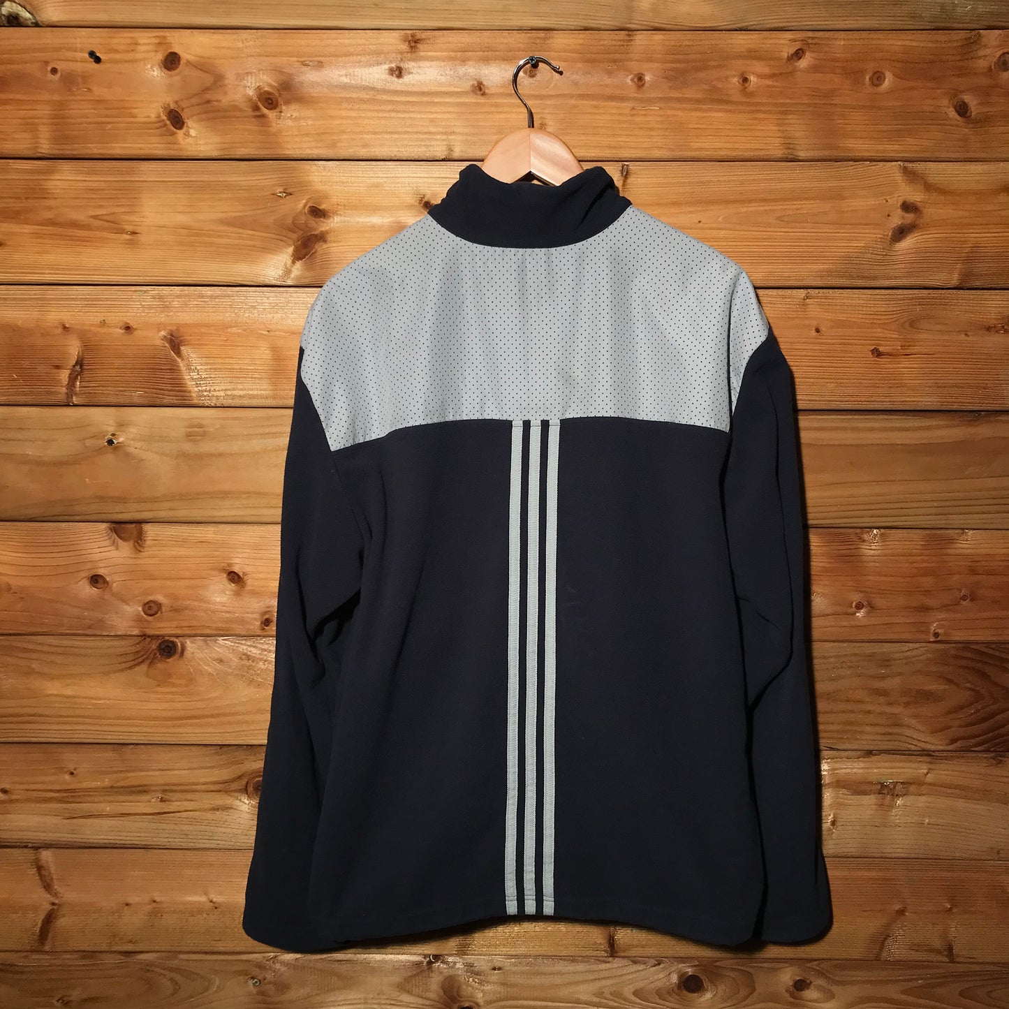 Adidas Striped fleece jacket