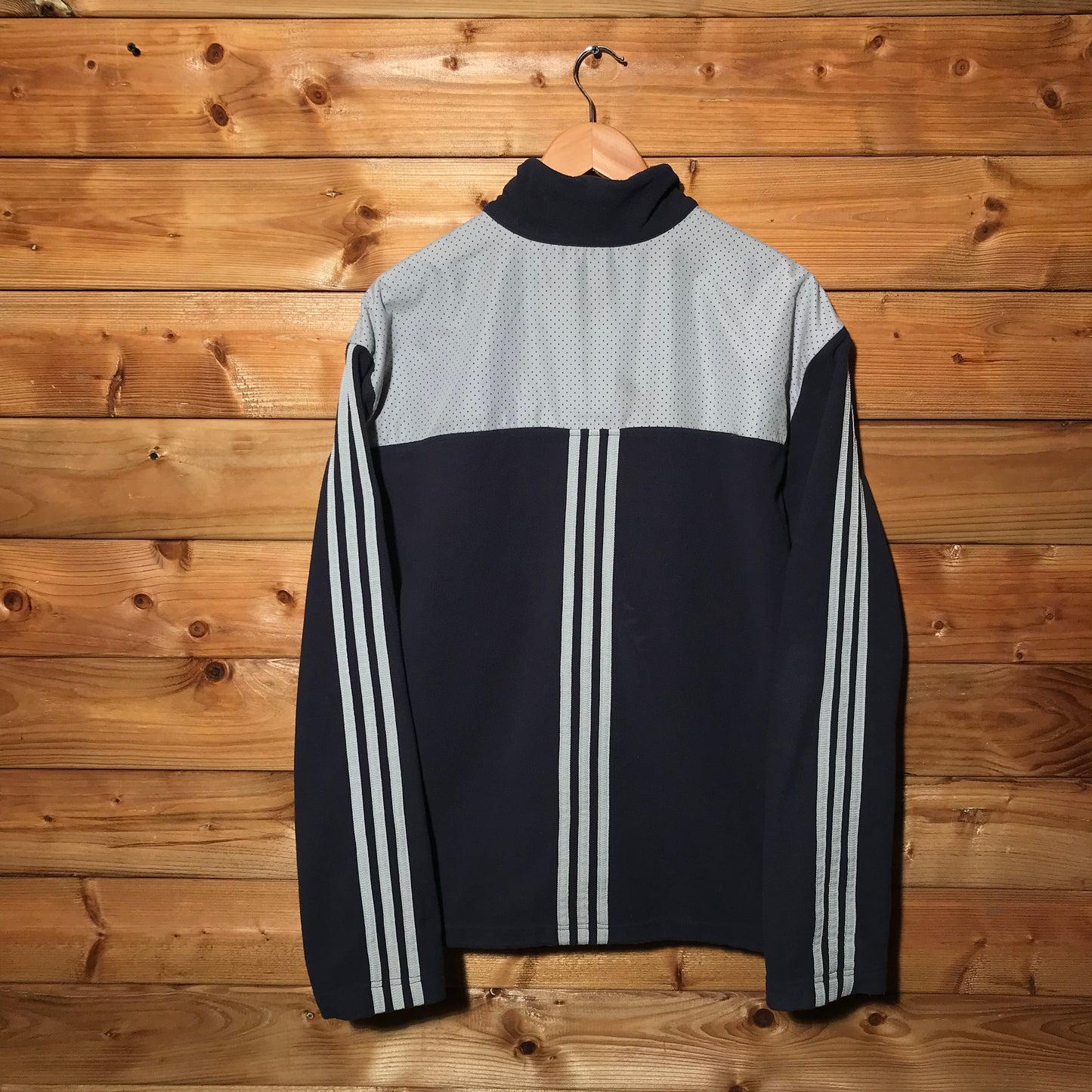 Adidas Striped fleece jacket