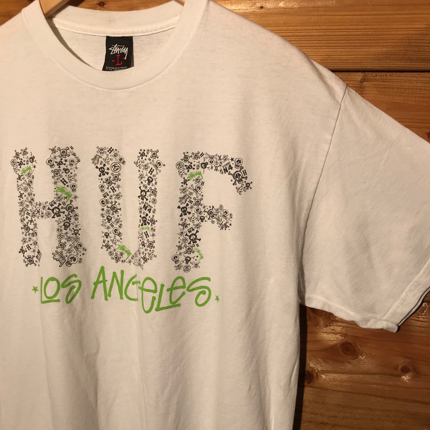 2008 Stüssy x HUF Los Angeles t shirt