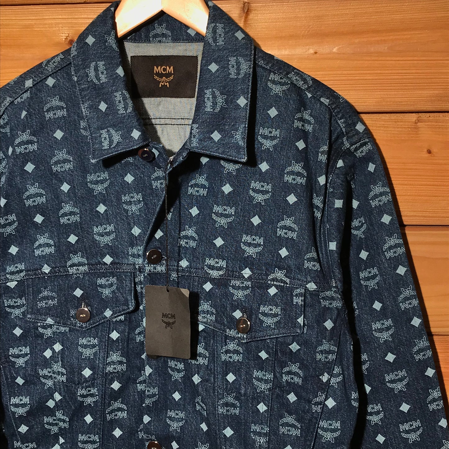 MCM Worldwide Monogram denim jacket