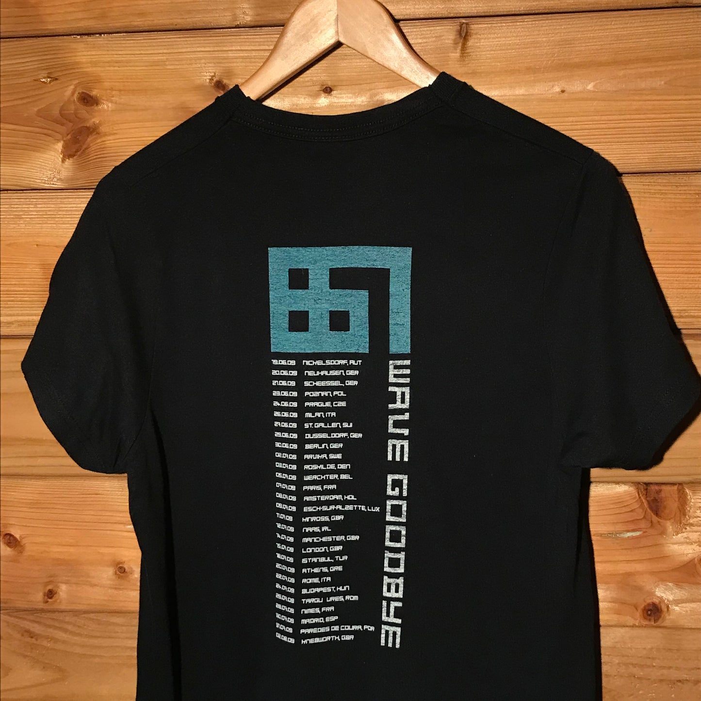 2009 Nine Inch Nails Wave Goodbye Tour t shirt