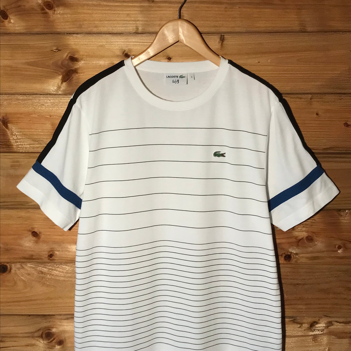 Lacoste x Andy Roddick Striped t shirt