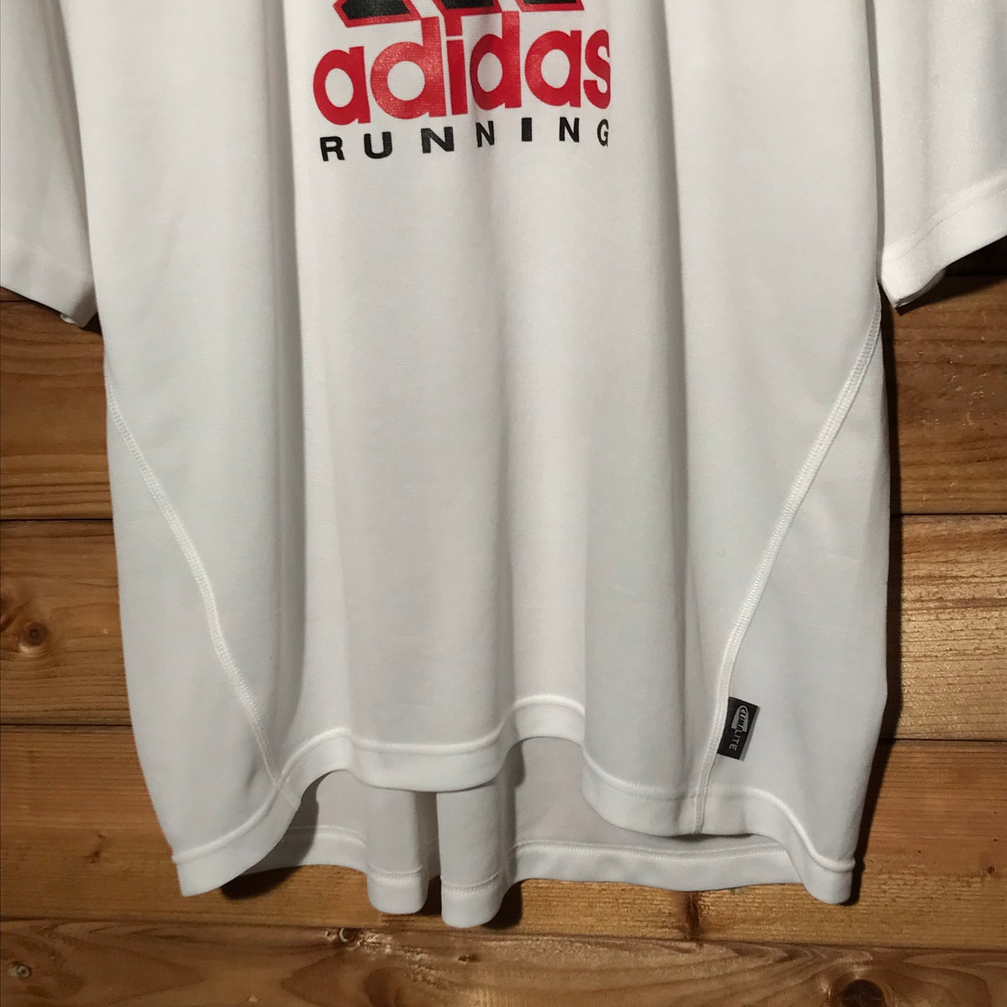 90s Adidas Running Spellout Climalite t shirt