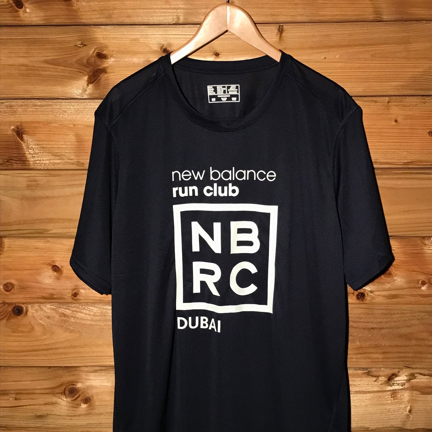 New Balance Dubai Run Club Centre Spellout t shirt