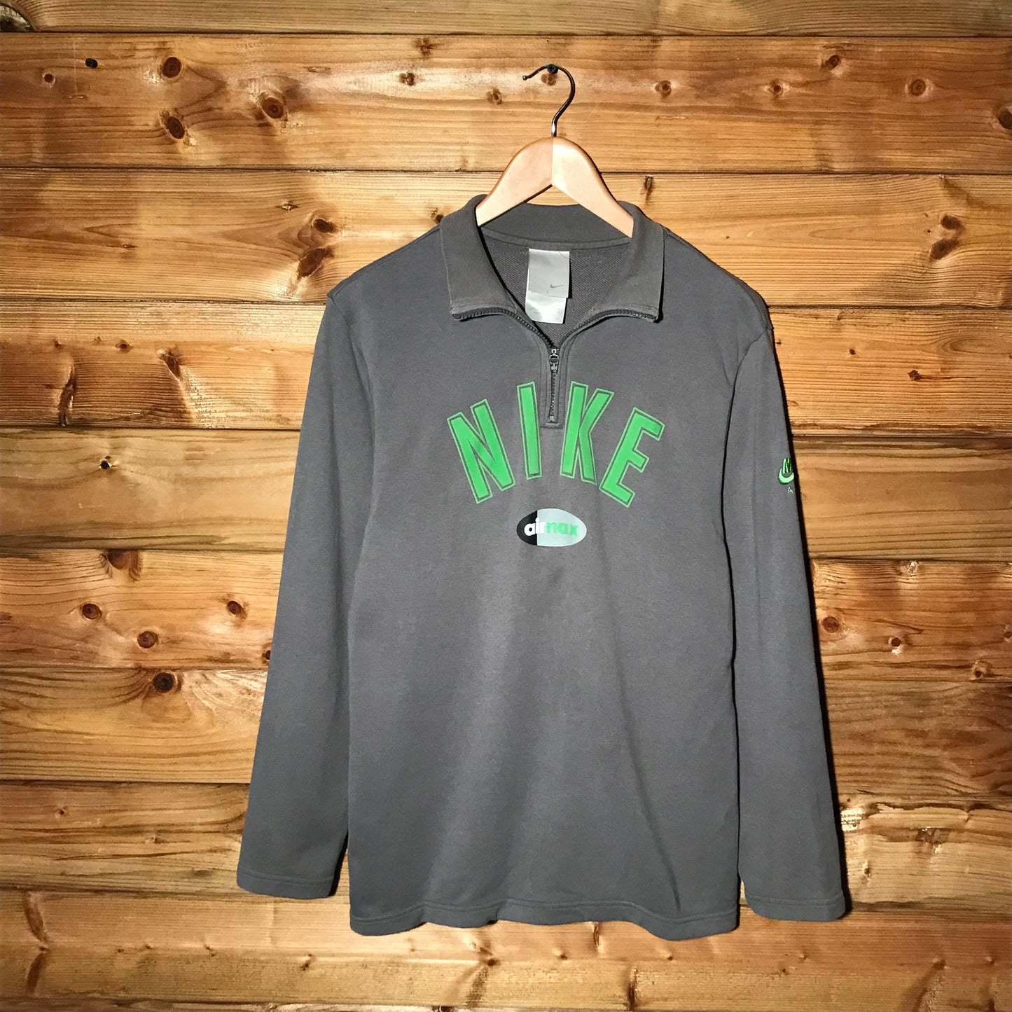 Nike Air Max Arc Spellout quarter zip sweatshirt