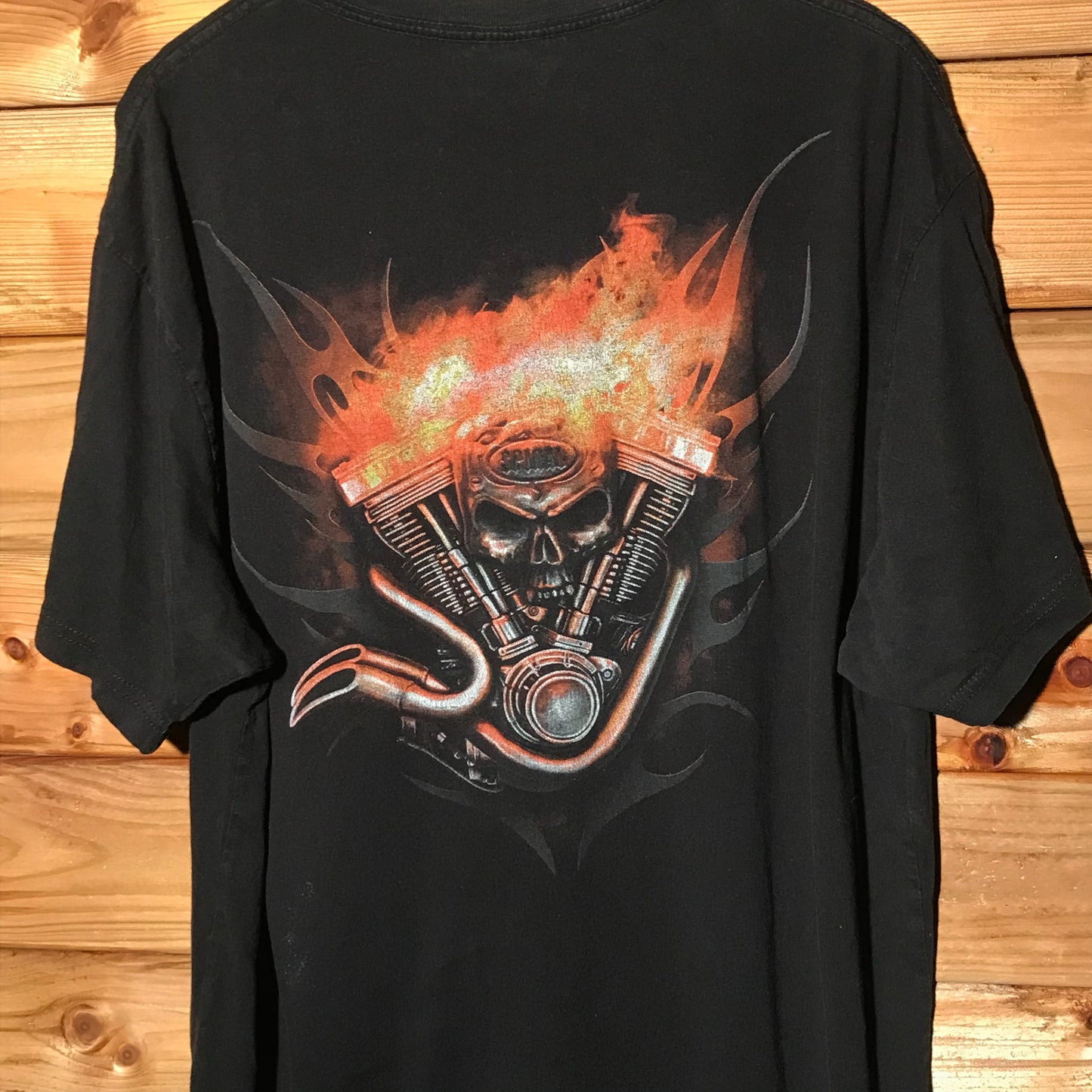 Spiral Direct Motorcycle Skeleton t shirt