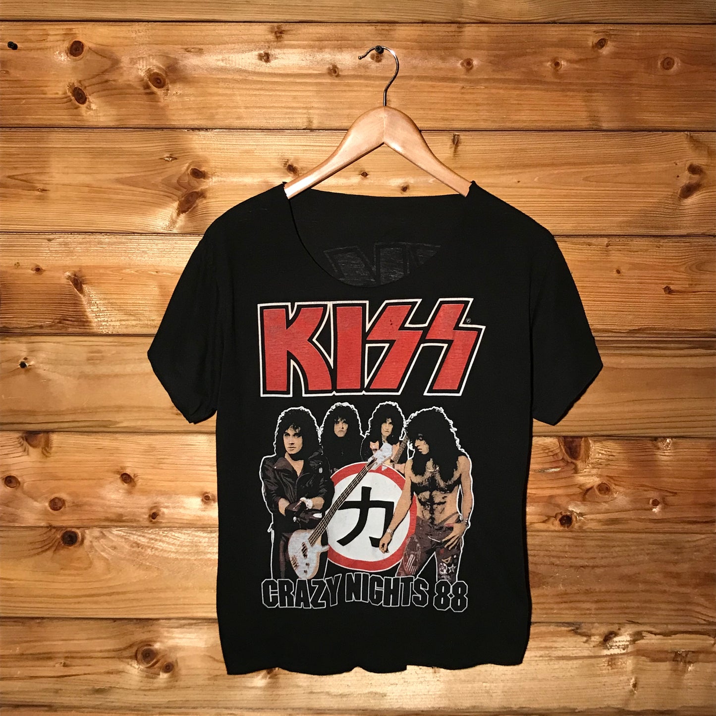 1988 Kiss Crazy Nights World Tour t shirt