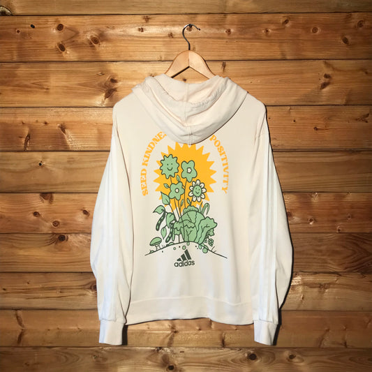 Adidas Seed Kindness Grow Positivity zip up hoodie