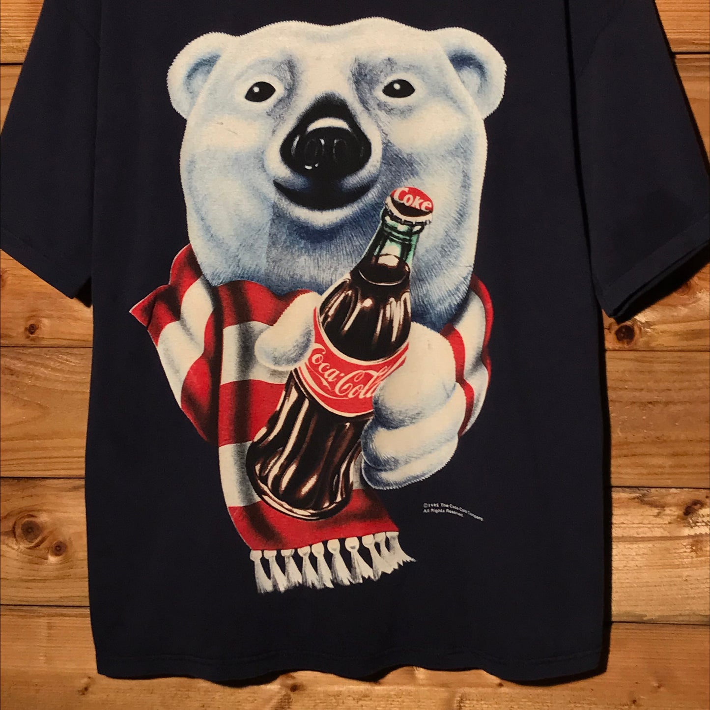 1995 Coca Cola Polar Bear Always Coke t shirt