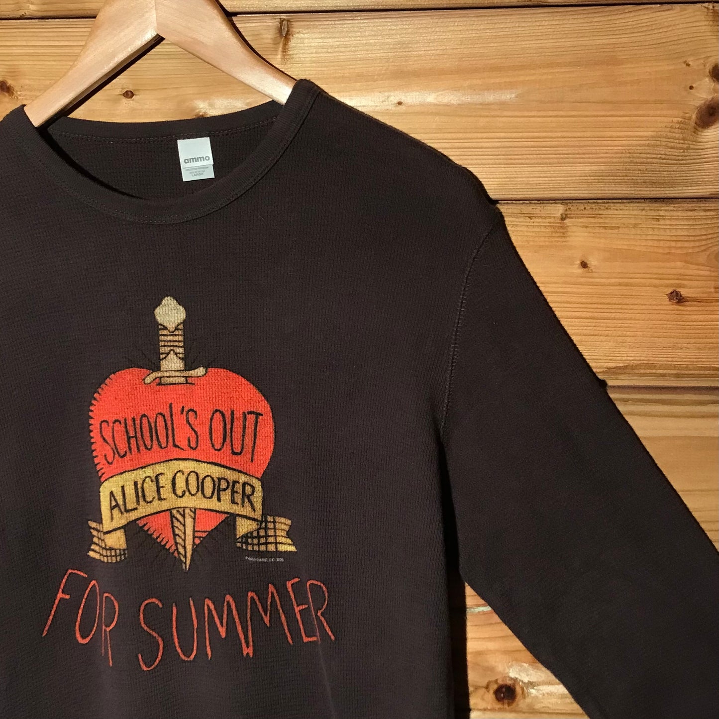 2005 Alice Cooper School's Out For Summer World Tour long sleeve t shirt