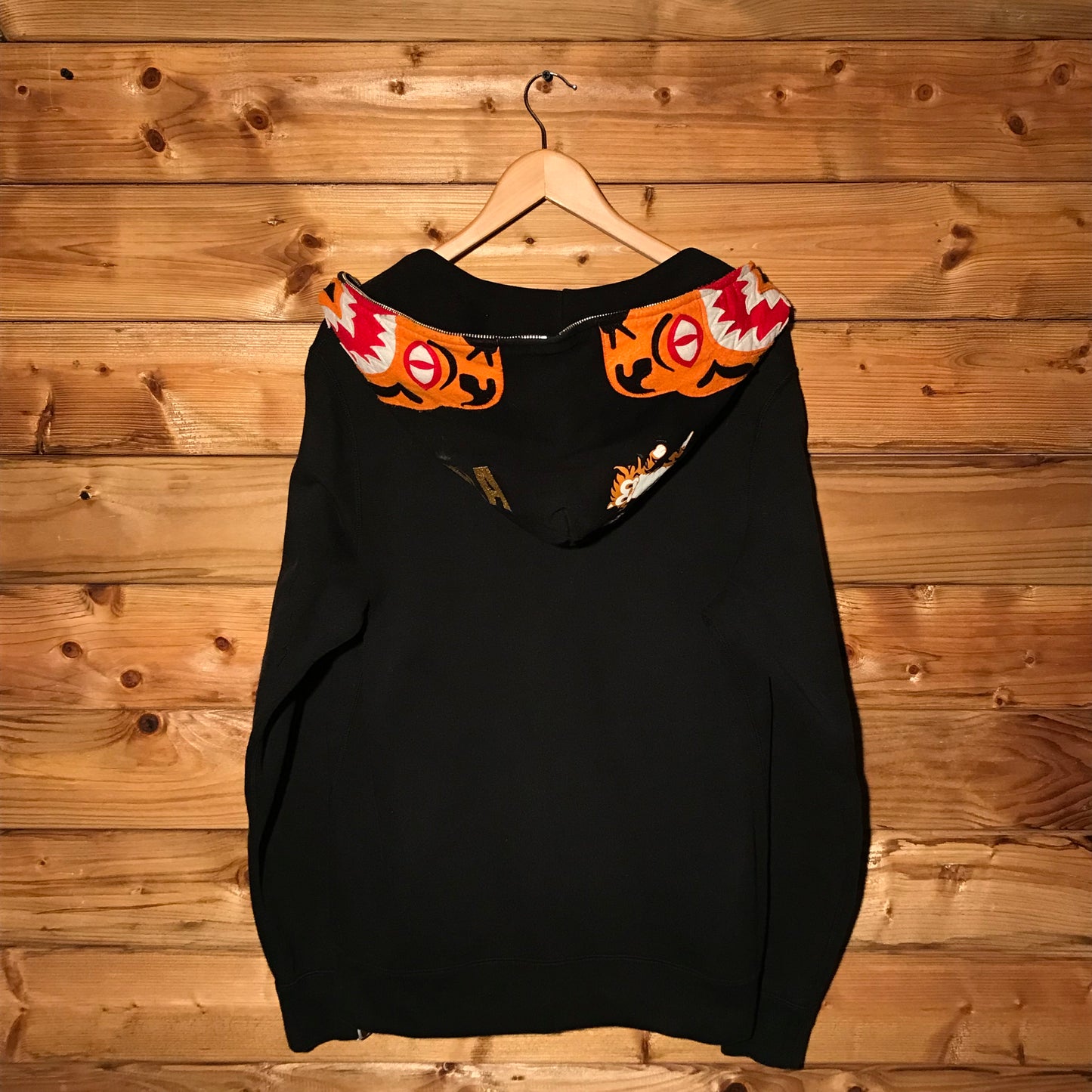 Bape, A Bathing Ape Tiger Face zip up hoodie