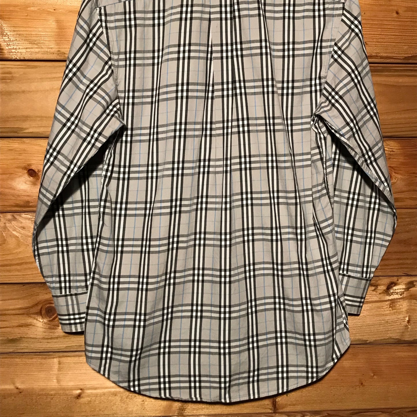 Burberry Nova Check Pattern long sleeve button up shirt