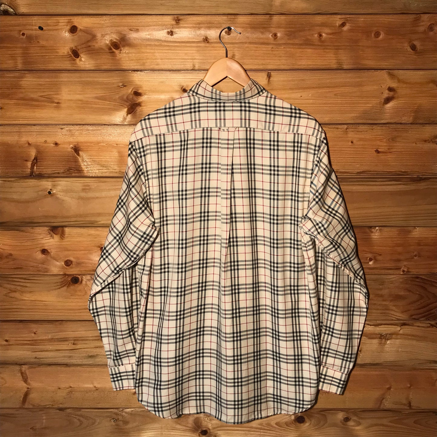 Burberry Nova Check Pattern long sleeve button up shirt