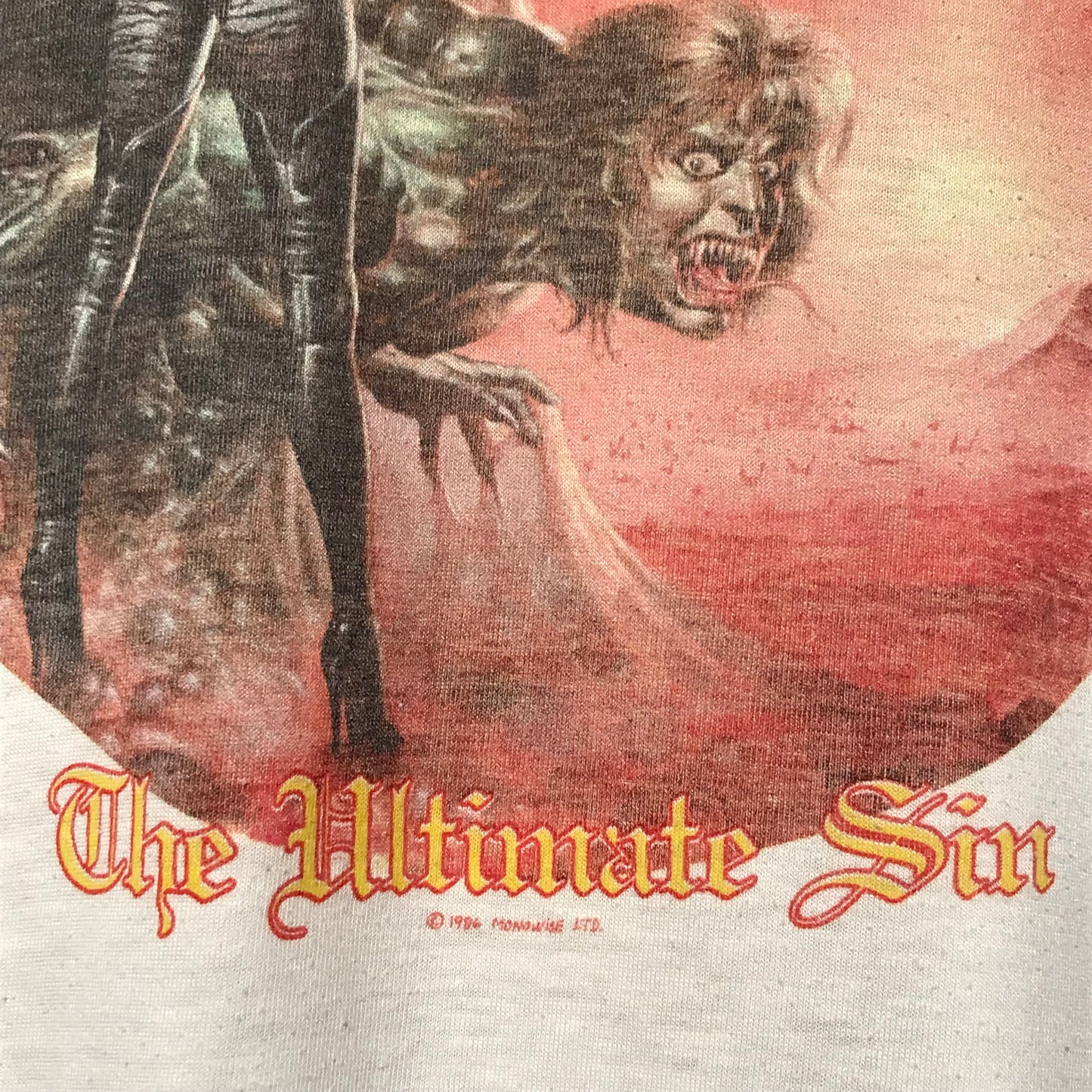 1986 Ozzy Osbourne The Ultimate Sin World Tour t shirt