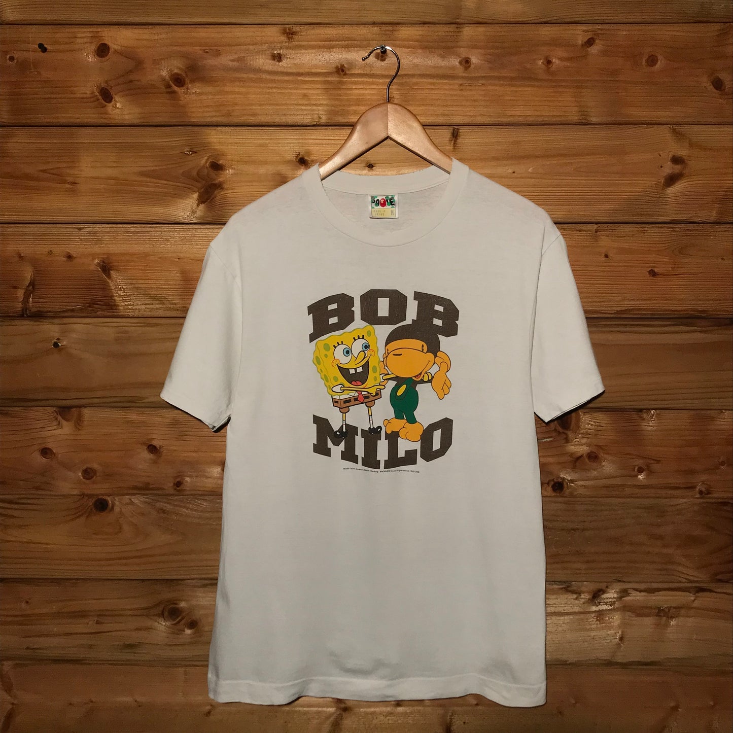 2008 Baby Milo, A Bathing Ape x Spongebob Squarepants t shirt