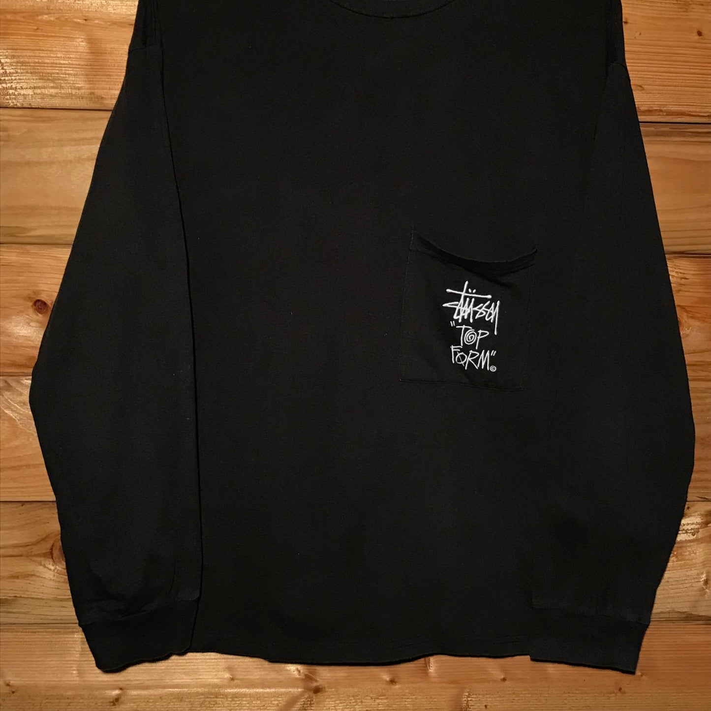 Stüssy Top Form long sleeve pocket t shirt