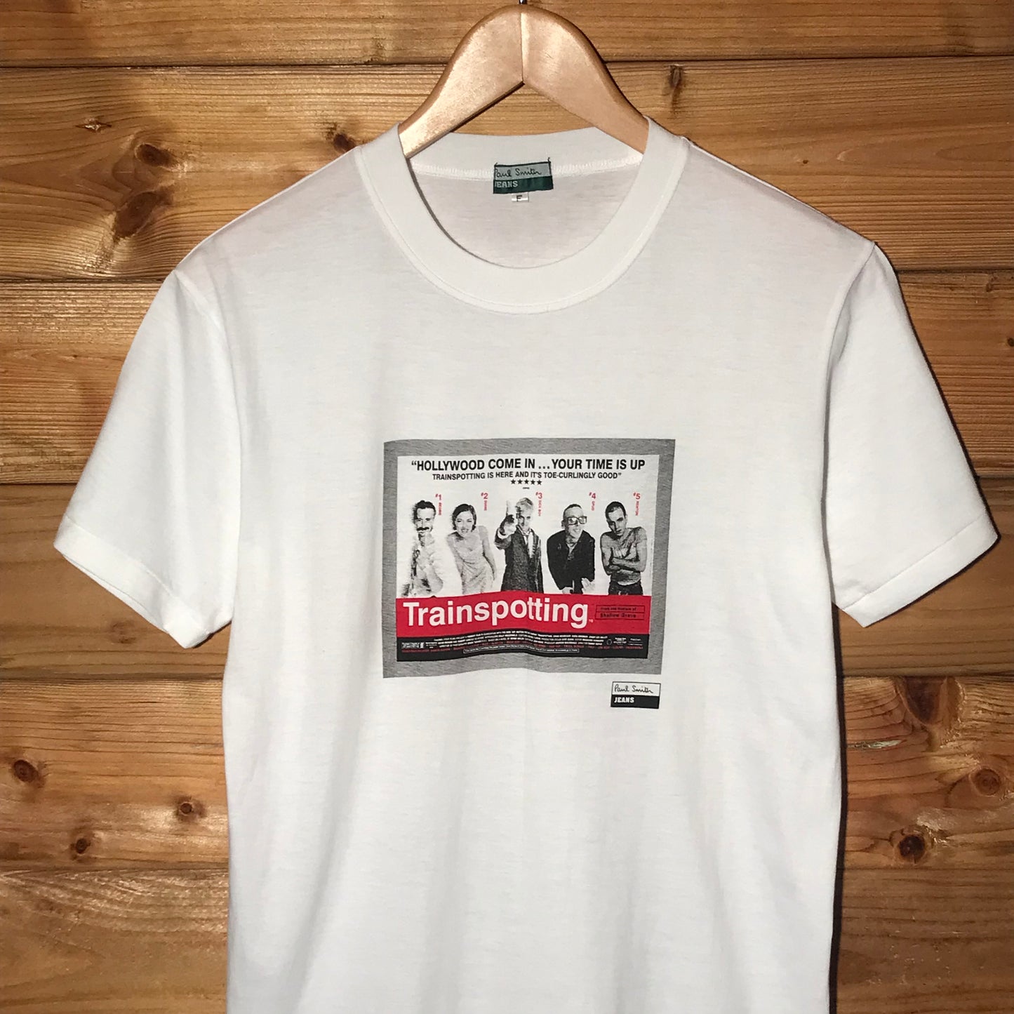 1996 Paul Smith Jeans Trainspotting Movie Promo t shirt