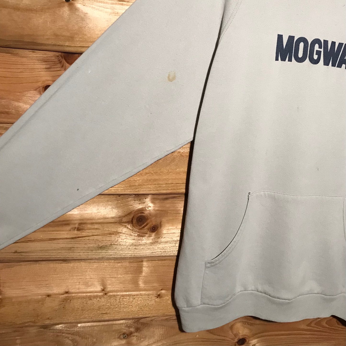 90s Mogwai Centre Spellout Band hoodie