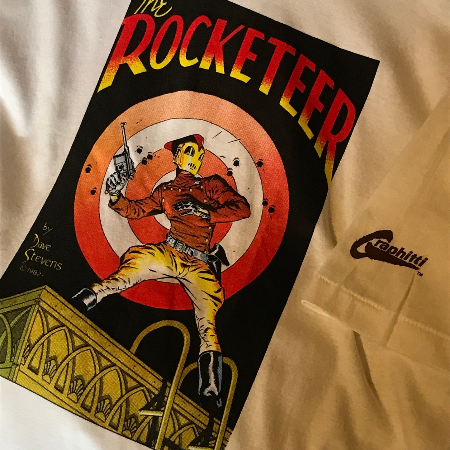 1982 The Rocketeer Comic Promo t shirt