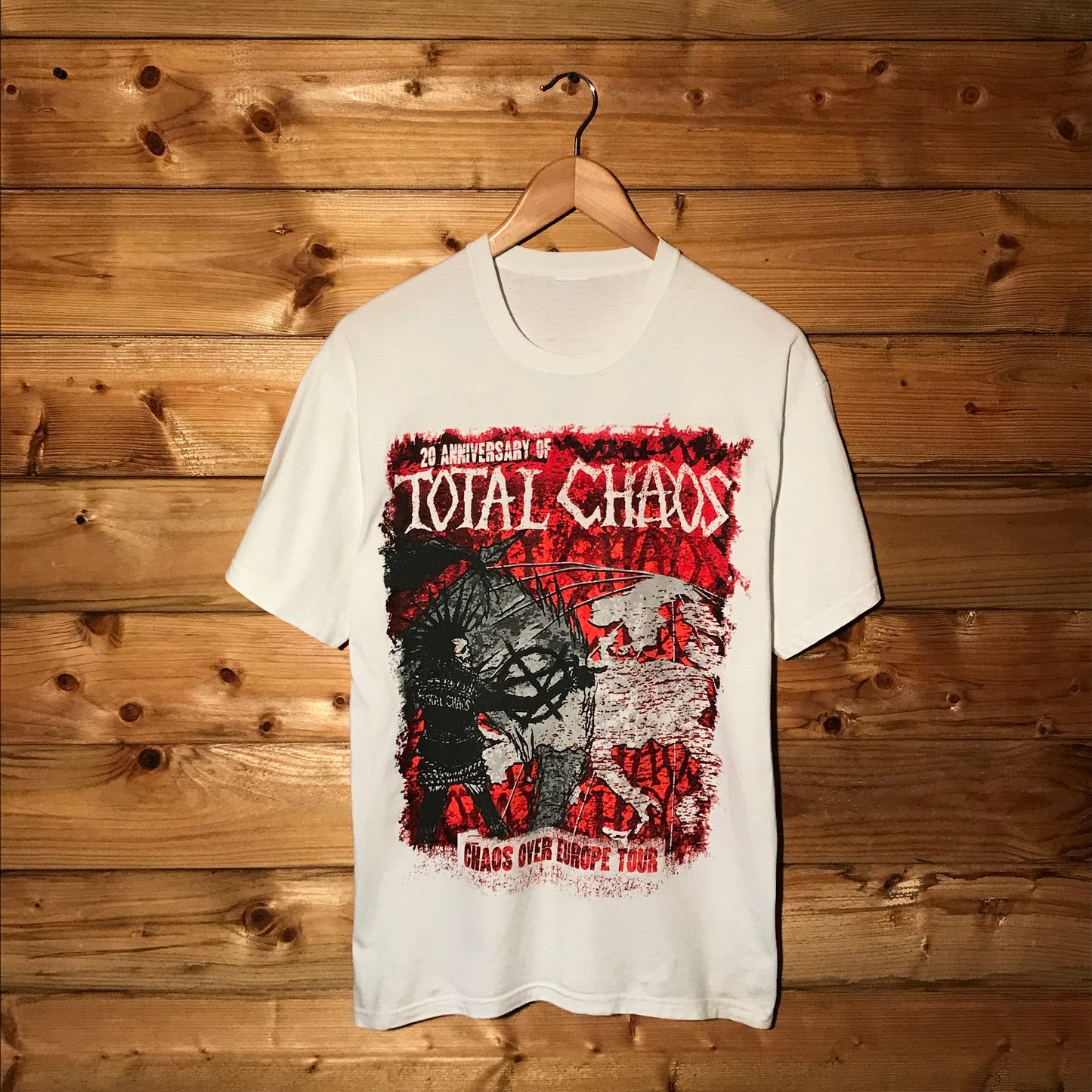 2009 Total Chaos 20th Anniversary Europe Tour t shirt