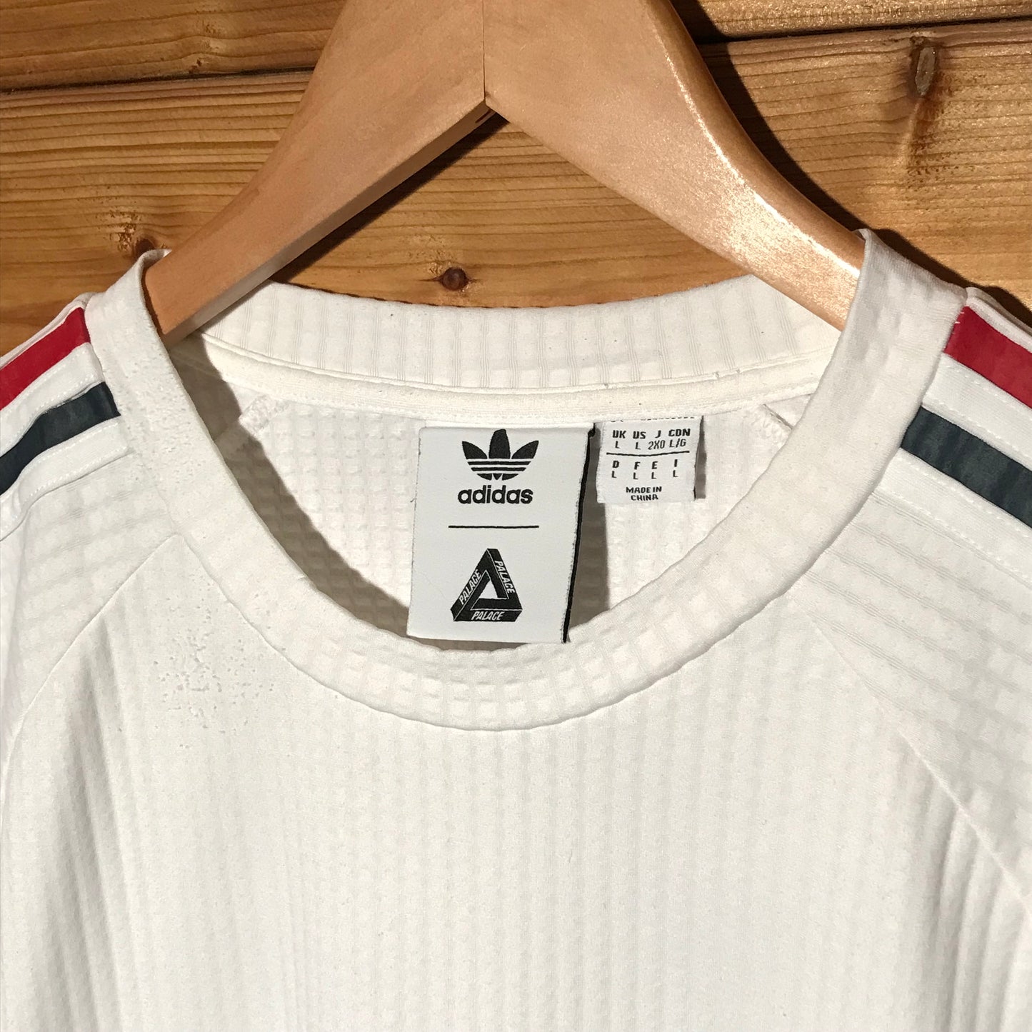 Palace x Adidas Waffle Knit Tonal Spellout sweatshirt