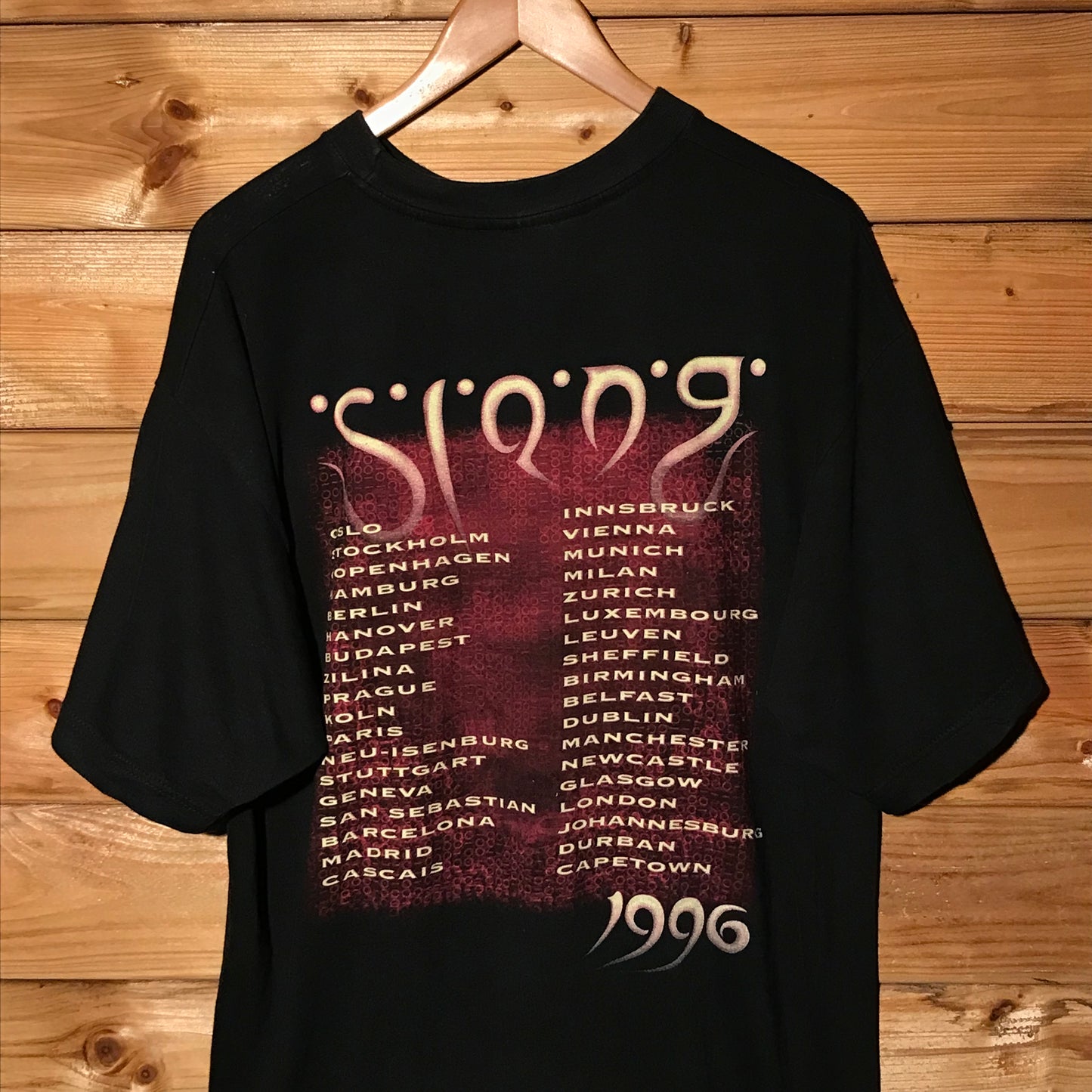 1996 Def Leppard Slang World Tour t shirt