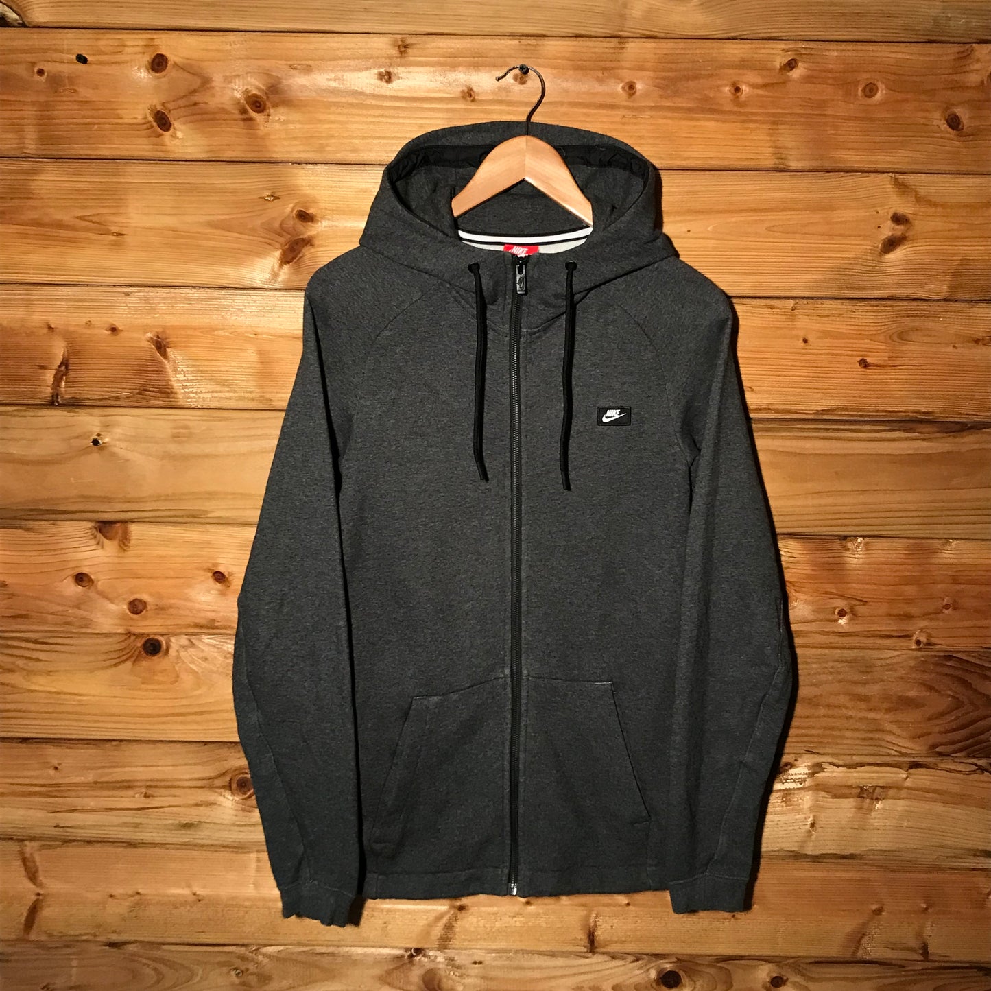 2018 Nike Box Swoosh Essentials zip up hoodie