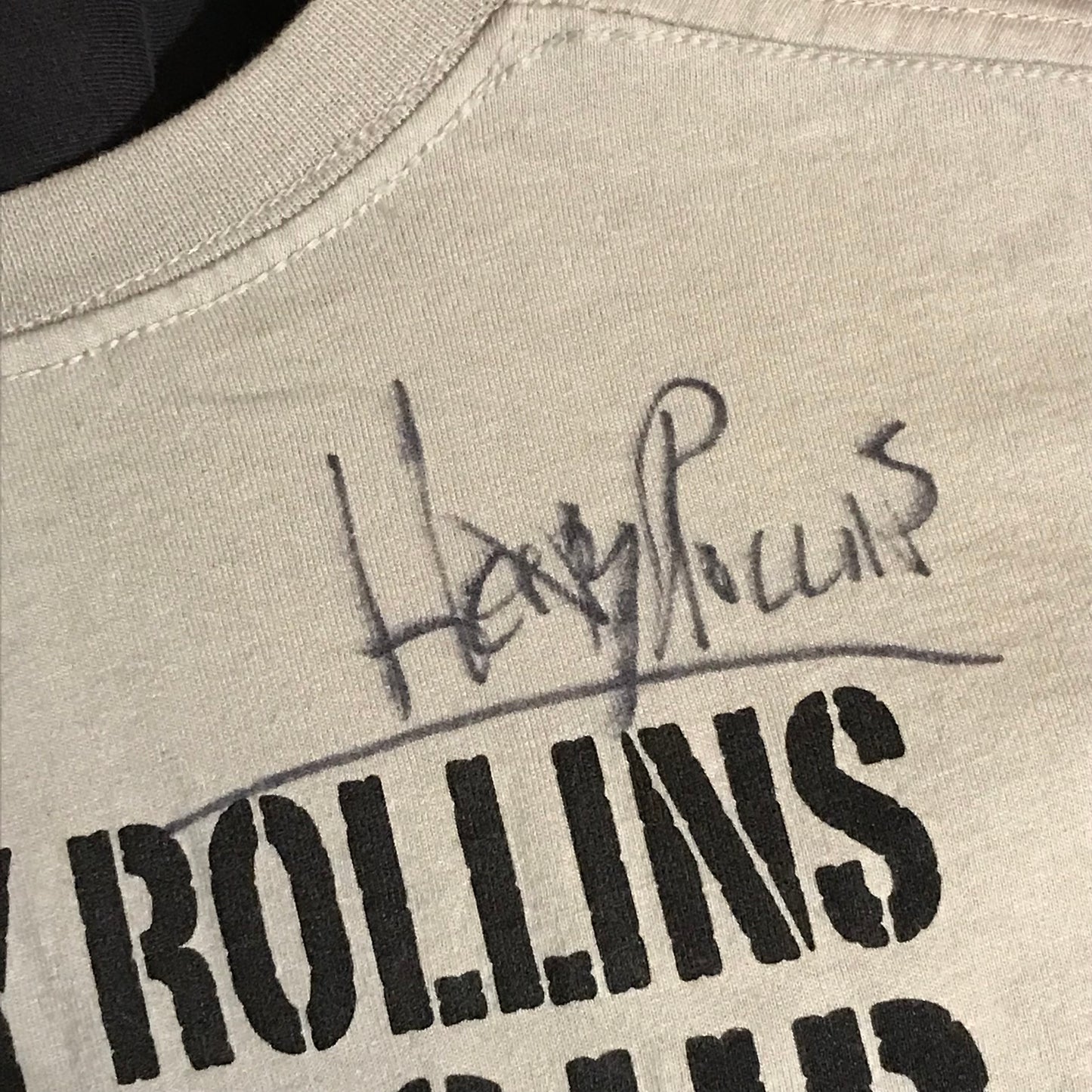 2008 Henry Rollins Provoked Tour Signed t shirt