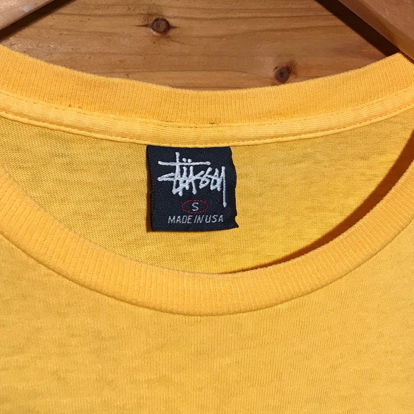 90s Stüssy Script and Link Grid long sleeve t shirt