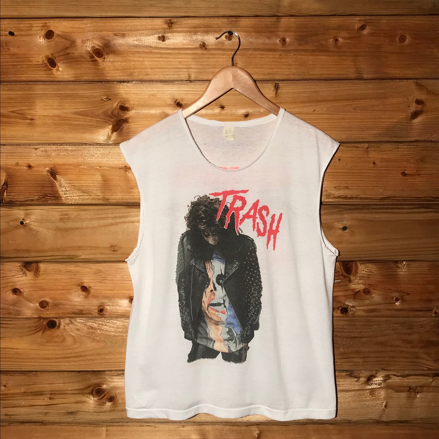 1989 Alice Cooper Trashes Canada Tour tank top t shirt