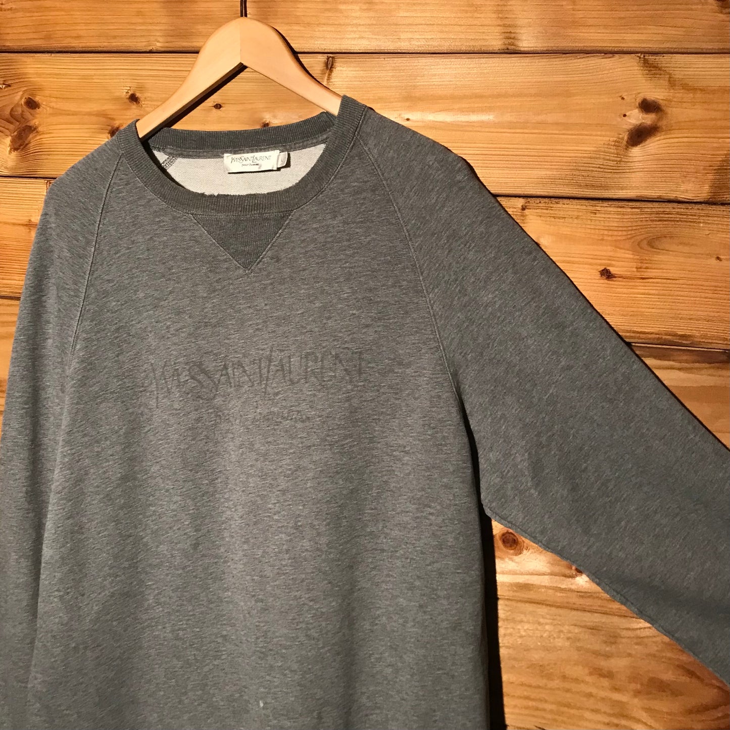 Yves Saint Laurent Tonal Centre Spellout sweatshirt