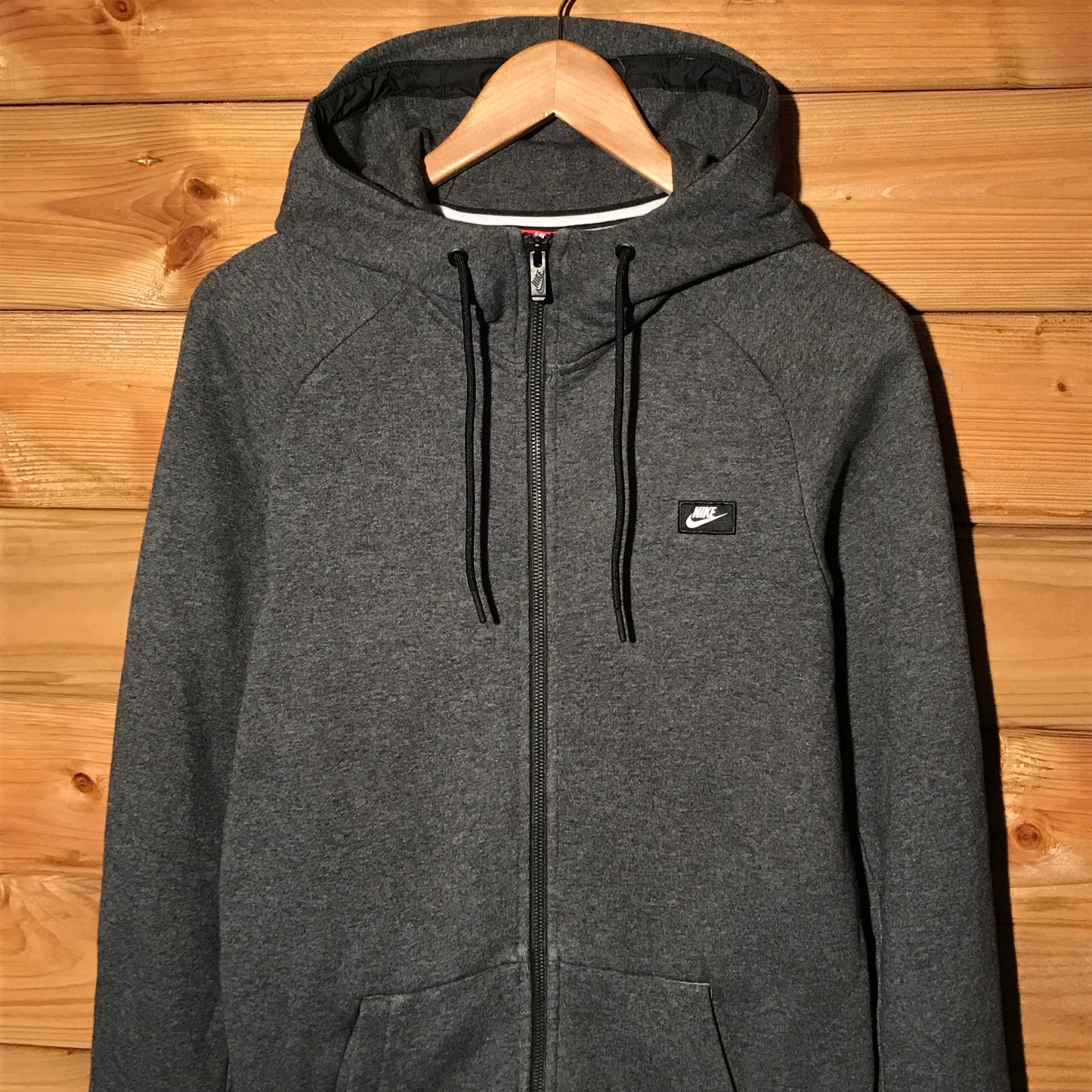 2018 Nike Box Swoosh Essentials zip up hoodie