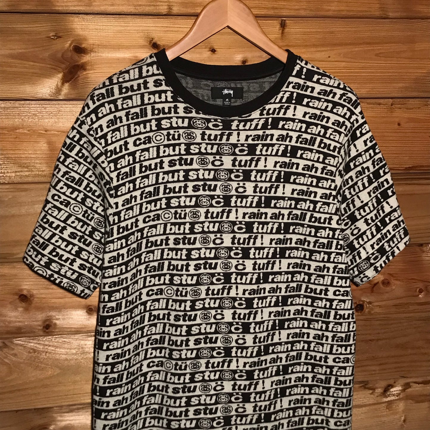 2022 Stüssy x CPFM Jacquard Crew AOP t shirt