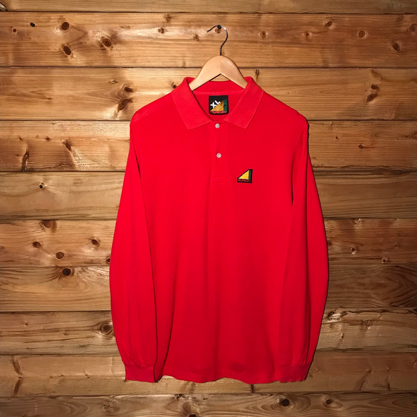 90s Umbro Numero long sleeve polo t shirt