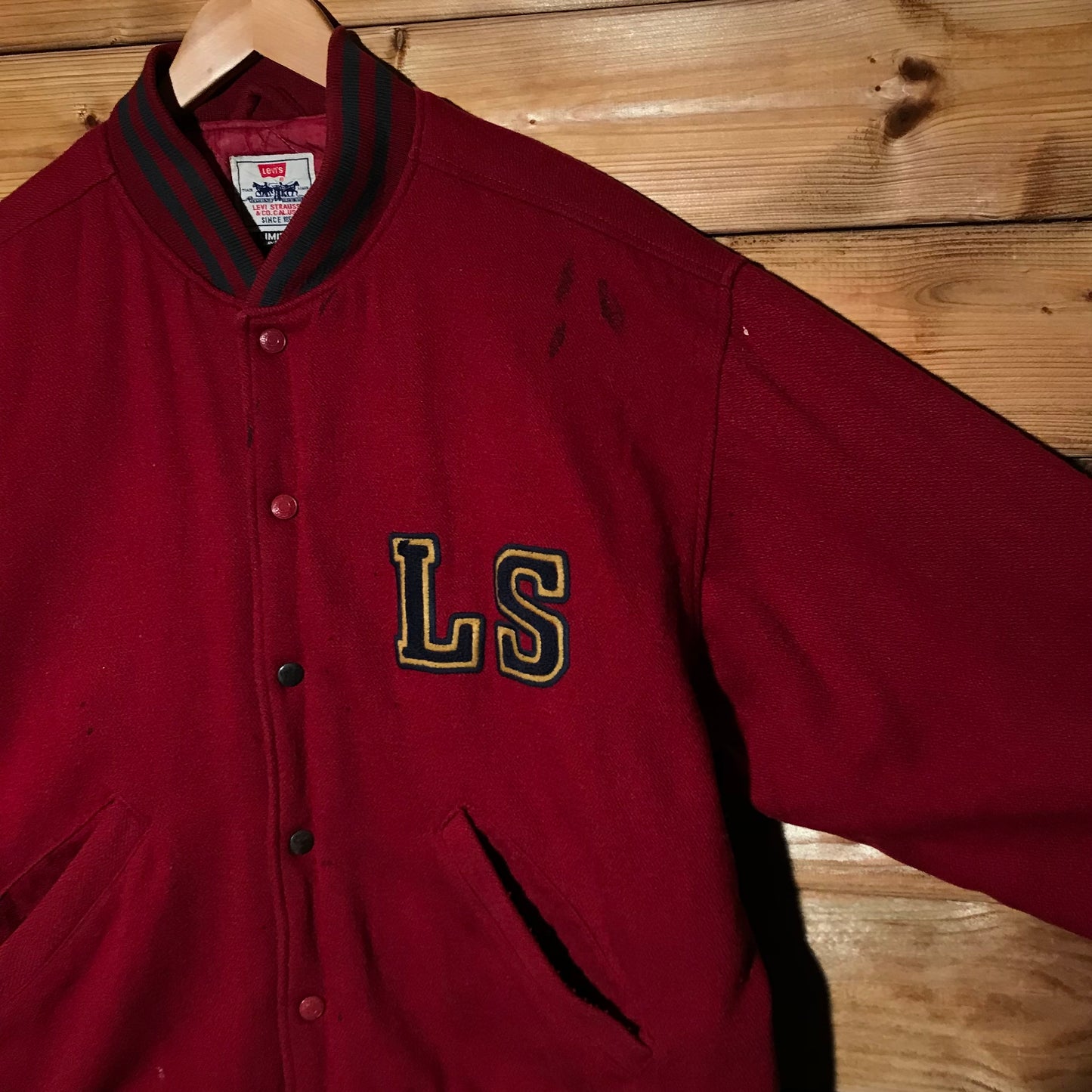 90s Levis Number 5 Limited Edition varsity jacket