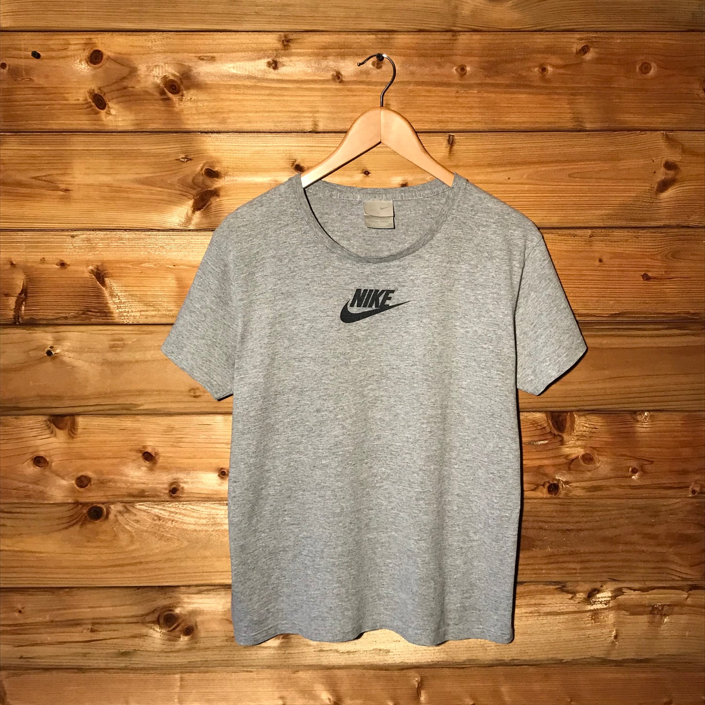 Nike Centre Swoosh Spellout t shirt