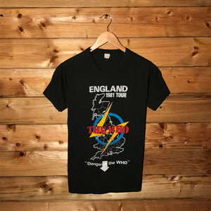 1981 The Who England Tour t shirt