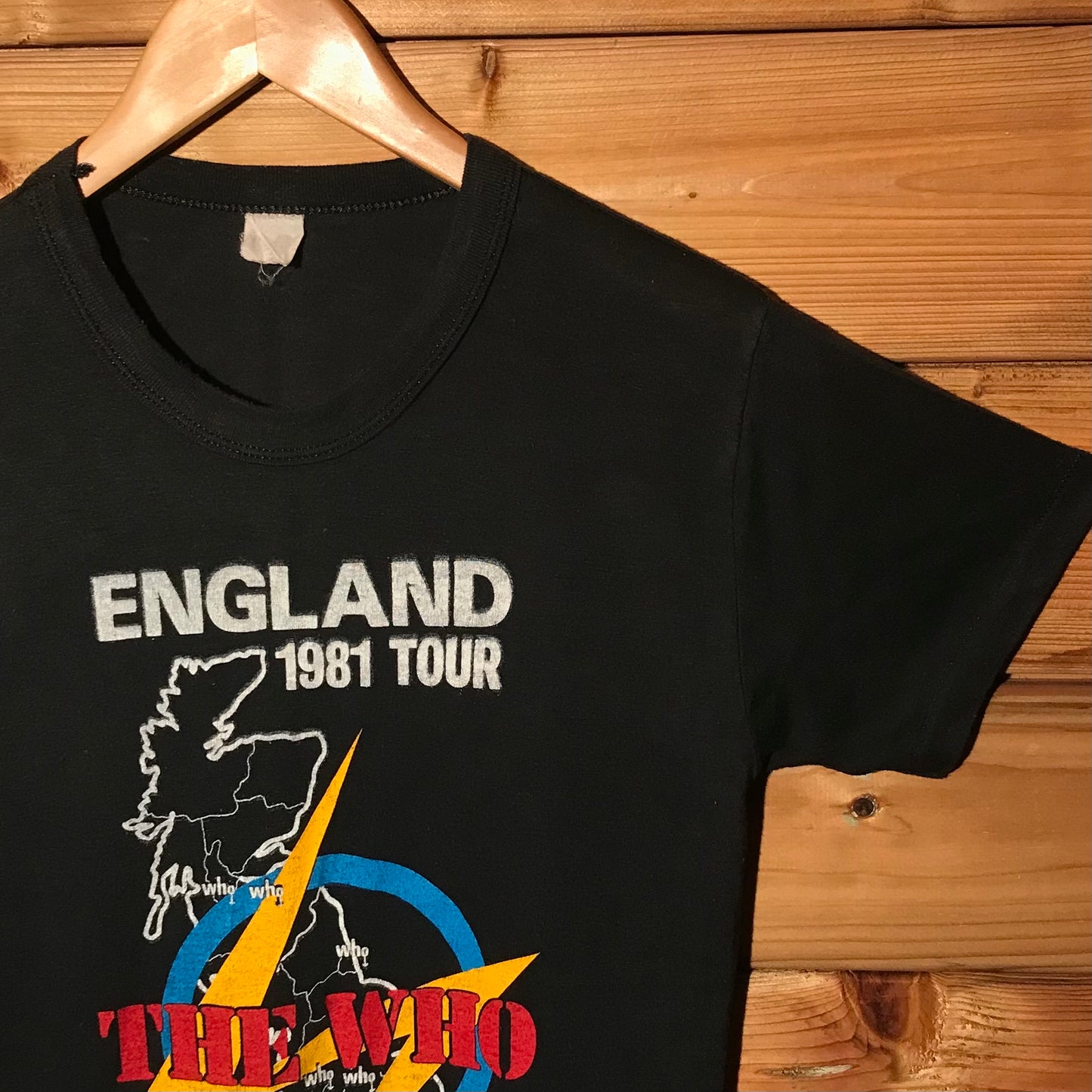 1981 The Who England Tour t shirt