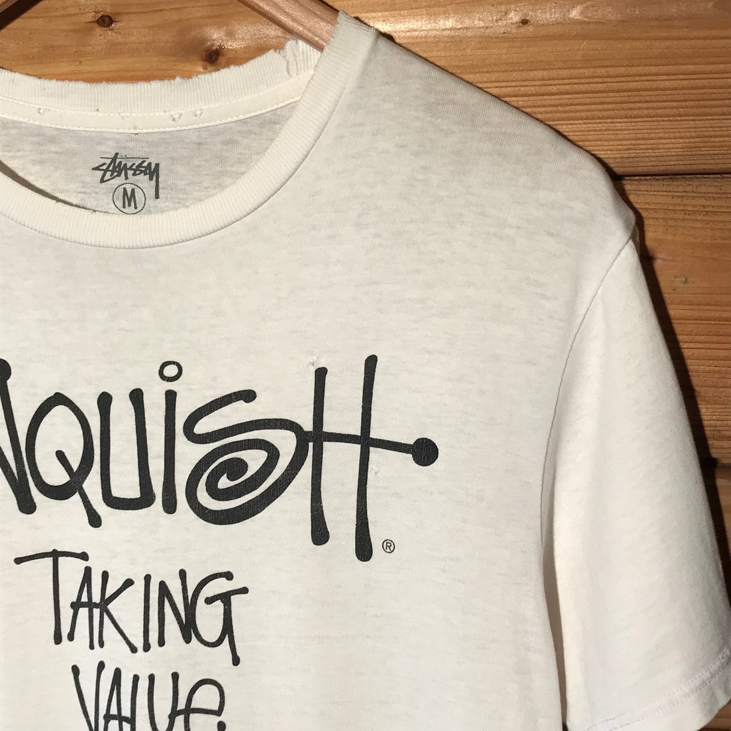 2013 Stüssy x Vanquish Next Level Value Spellout t shirt