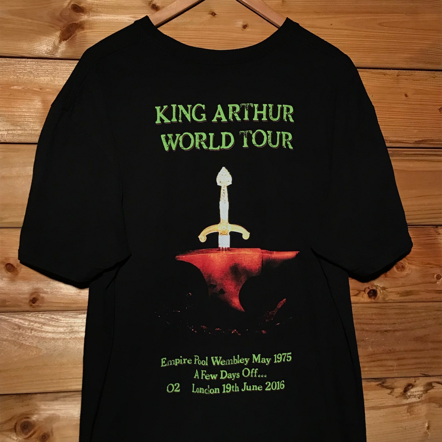 2016 Rick Wakeman King Arthur World Tour t shirt