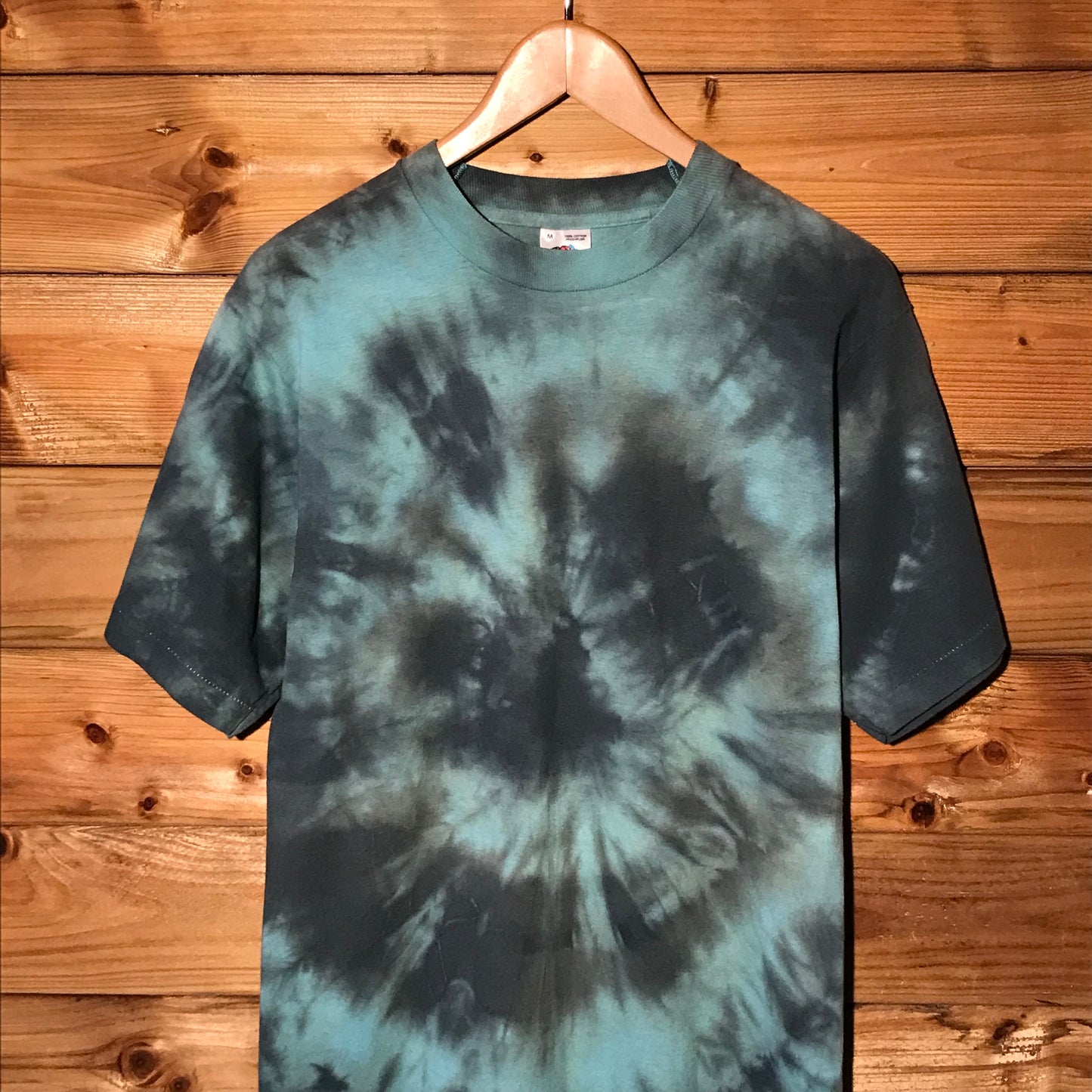 90s Fruit Of The Loom Swirl Tie Dye t shirt