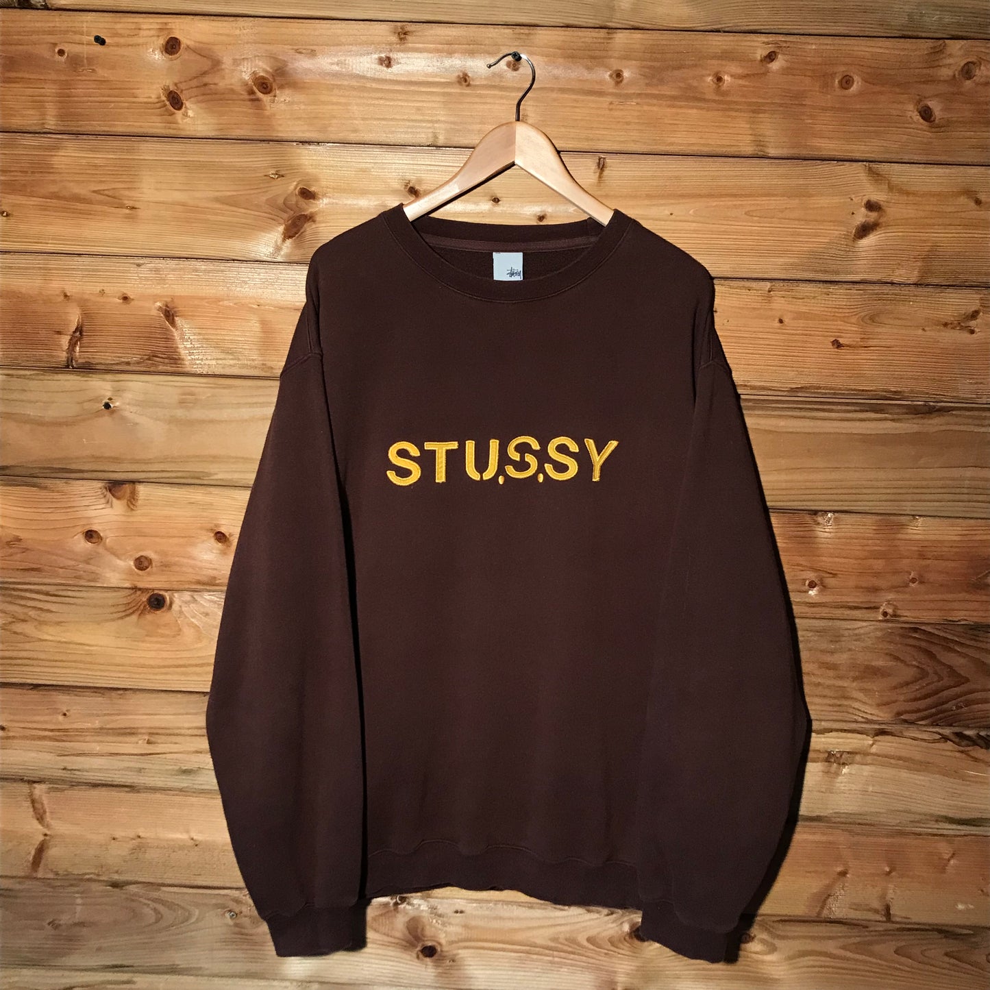 Stüssy Dotted Centre Spellout sweatshirt