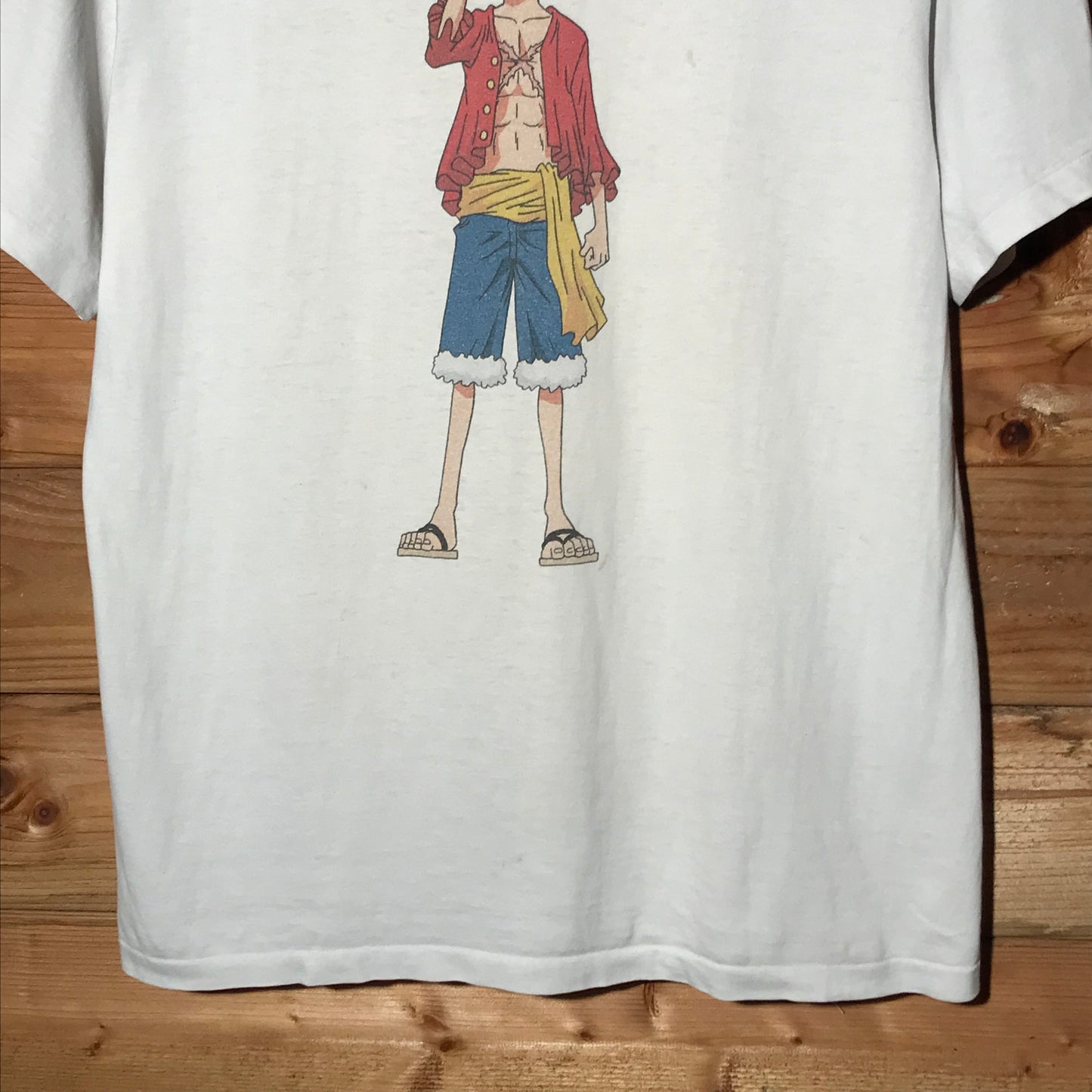 2012 Bape, A Bathing Ape x One Piece Luffy Character t shirt