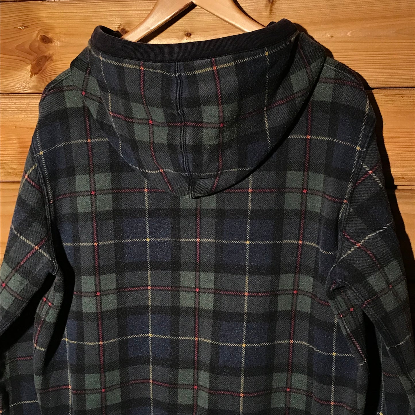 90s Polo Ralph Lauren Mercer Team Plaid zip up hoodie