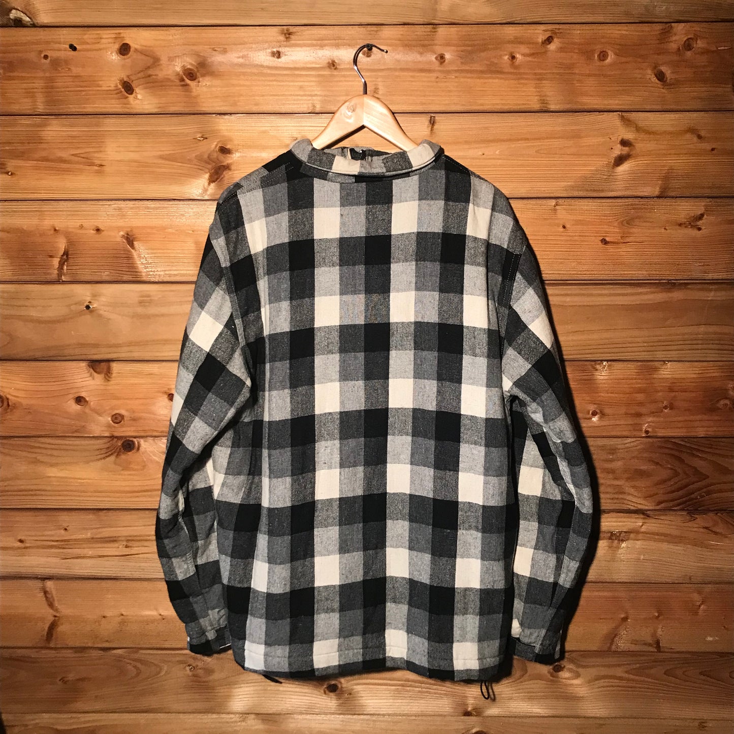 Stüssy Plaid Tartan down jacket